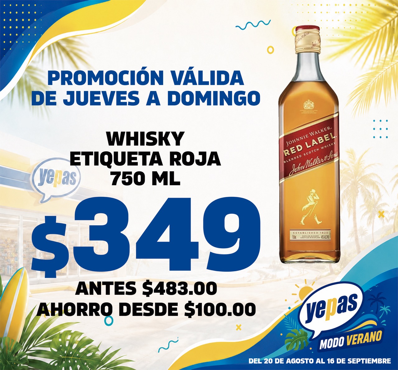 ETIQUETA ROJA de tamaño grande
