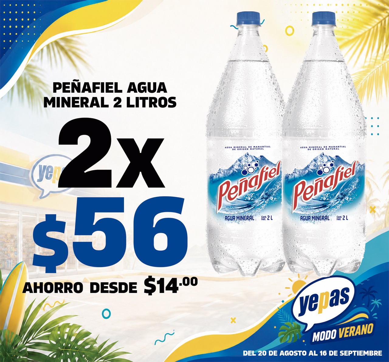 PEÑAFIEL MINERAL 2LT de tamaño grande