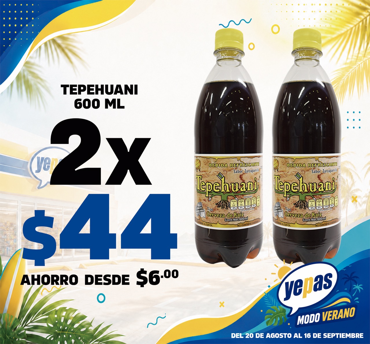 TEPEHUANI 600ML de tamaño grande